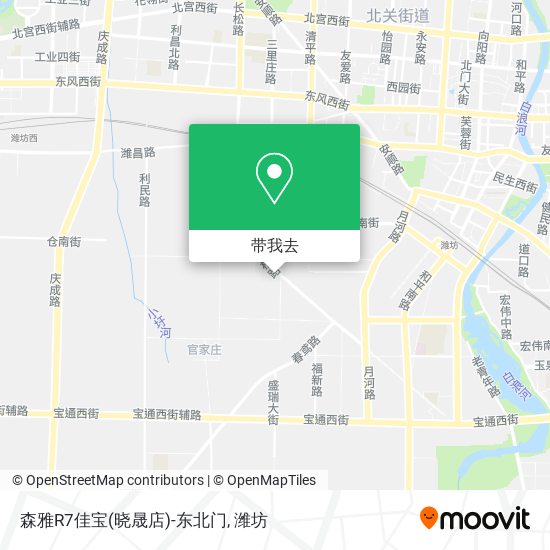 森雅R7佳宝(晓晟店)-东北门地图