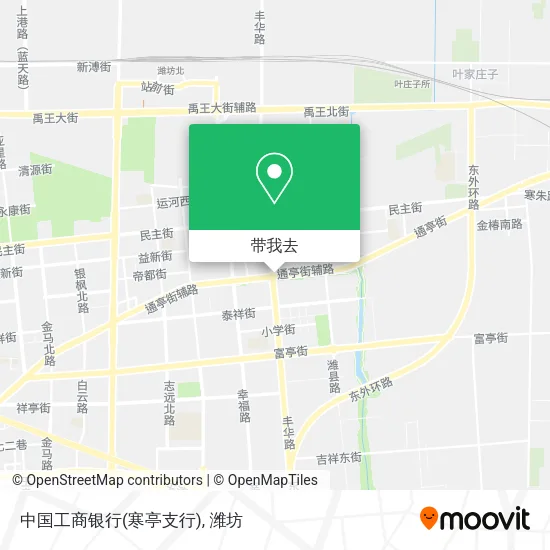 中国工商银行(寒亭支行)地图