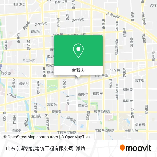 山东京鸢智能建筑工程有限公司地图
