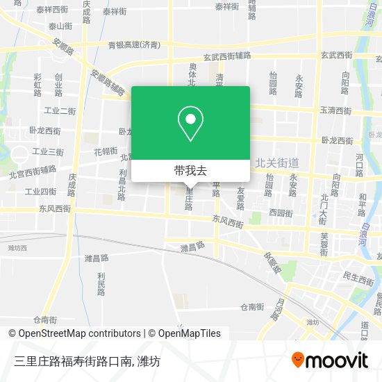 三里庄路福寿街路口南地图