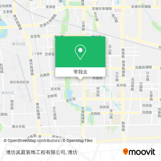 潍坊岚庭装饰工程有限公司地图