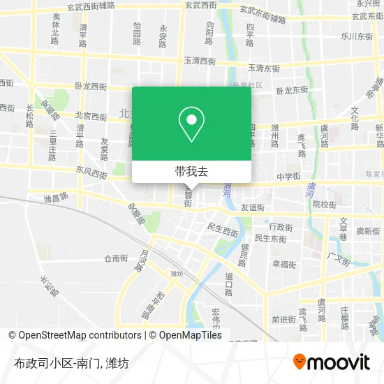 布政司小区-南门地图