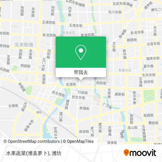 水果蔬菜(潍县萝卜)地图