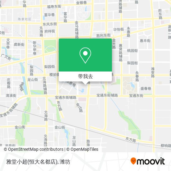 雅堂小超(恒大名都店)地图