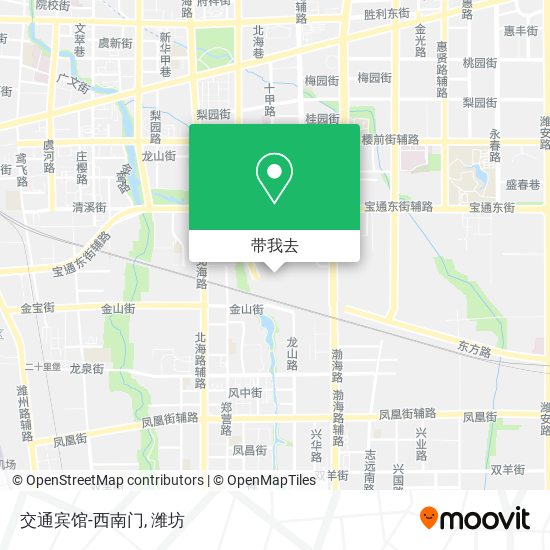 交通宾馆-西南门地图