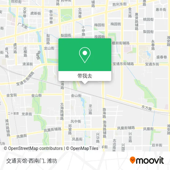 交通宾馆-西南门地图