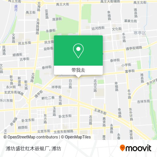 潍坊盛壮红木嵌银厂地图