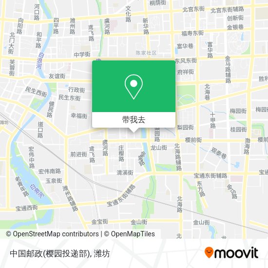 中国邮政(樱园投递部)地图