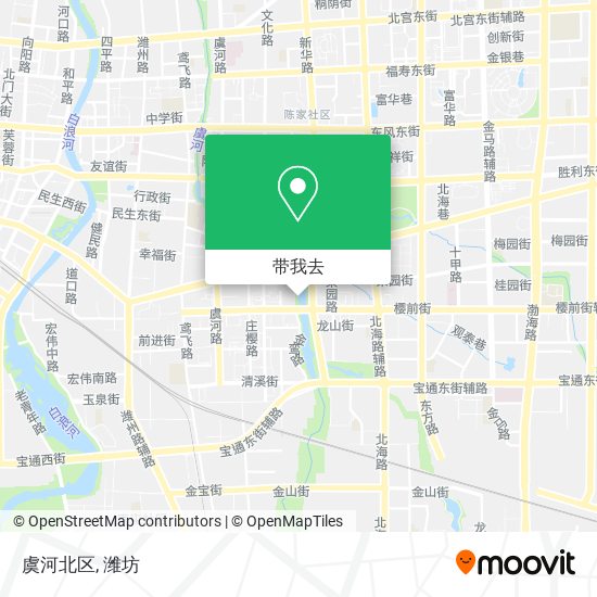 虞河北区地图