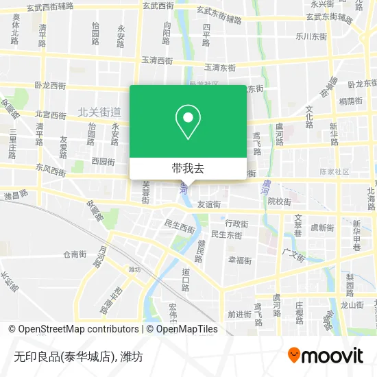无印良品(泰华城店)地图