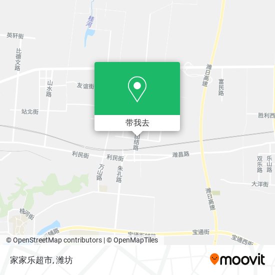 家家乐超市地图