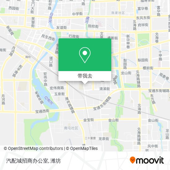 汽配城招商办公室地图