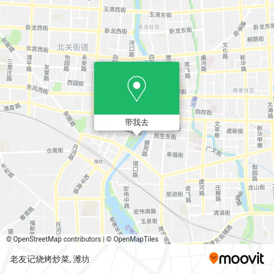 老友记烧烤炒菜地图