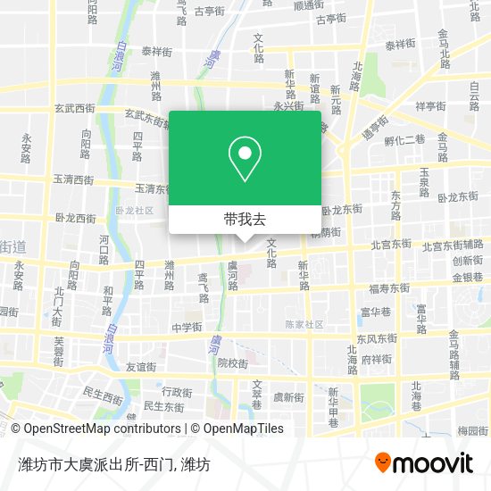 潍坊市大虞派出所-西门地图
