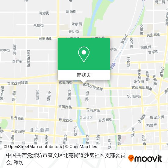 中国共产党潍坊市奎文区北苑街道沙窝社区支部委员会地图