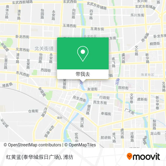 红黄蓝(泰华城假日广场)地图