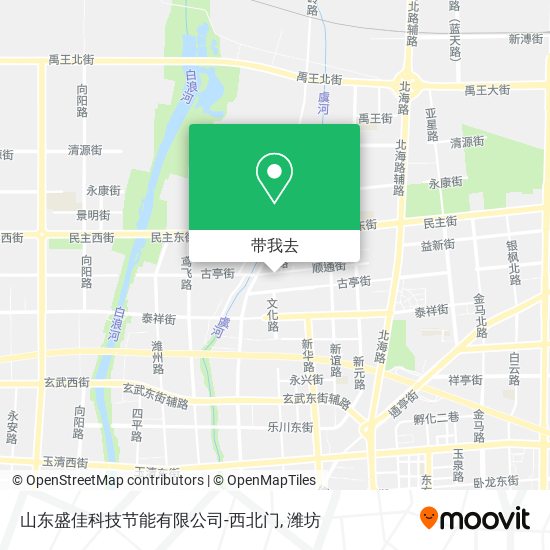 山东盛佳科技节能有限公司-西北门地图