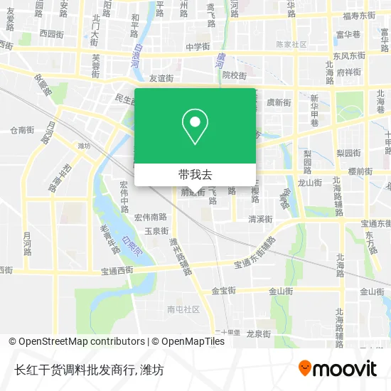 长红干货调料批发商行地图