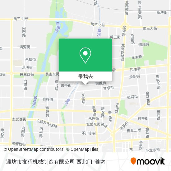 潍坊市友程机械制造有限公司-西北门地图