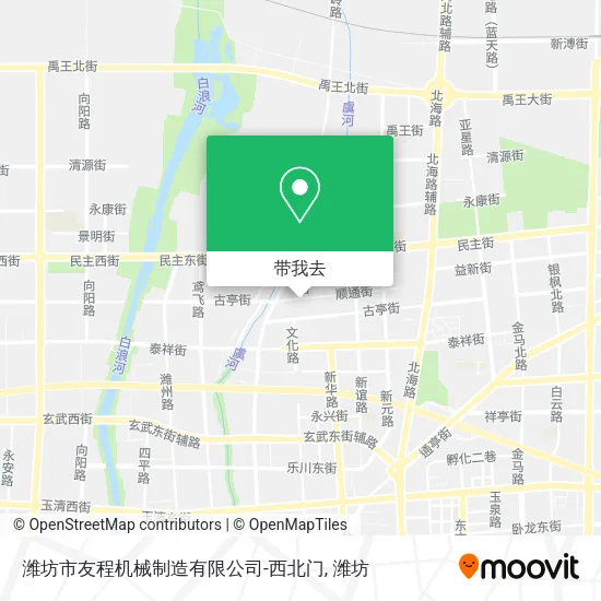 潍坊市友程机械制造有限公司-西北门地图