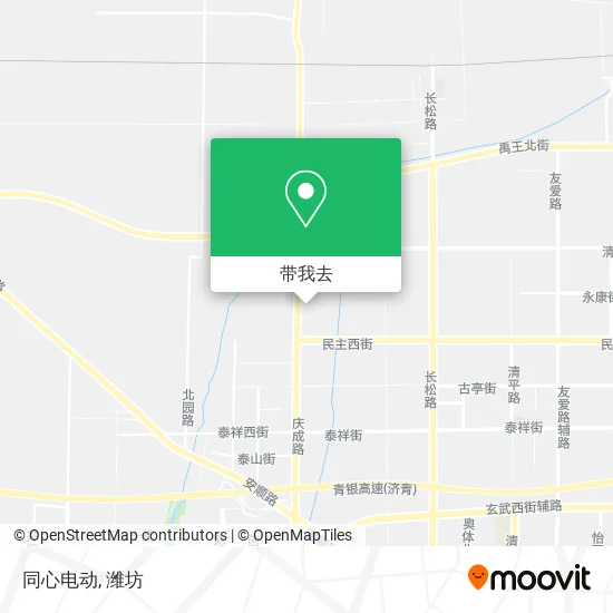 同心电动地图