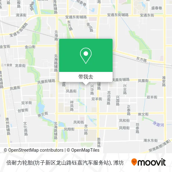 倍耐力轮胎(坊子新区龙山路钰嘉汽车服务站)地图