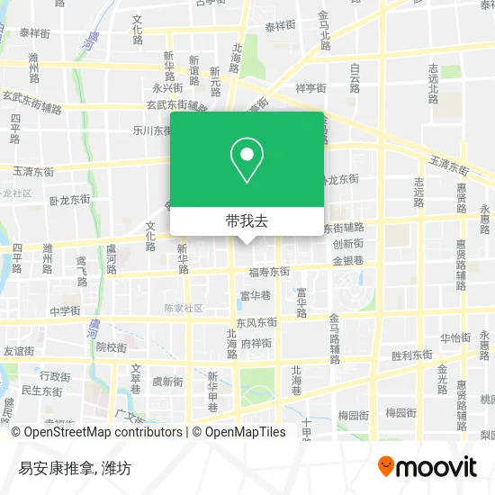 易安康推拿地图