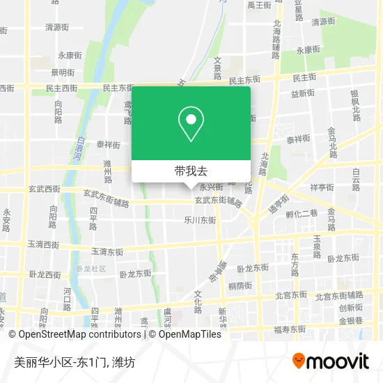 美丽华小区-东1门地图