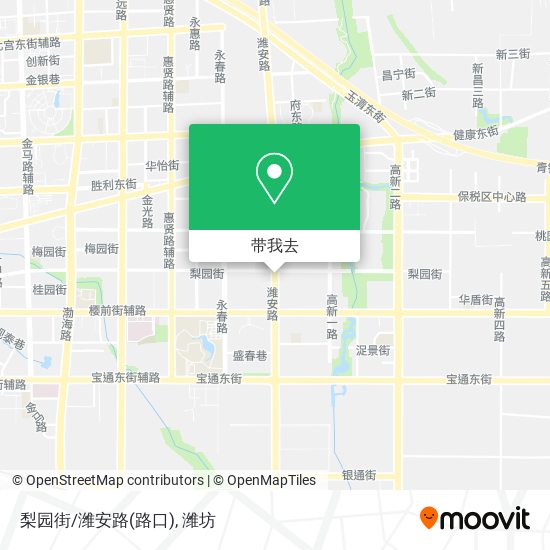 梨园街/潍安路(路口)地图