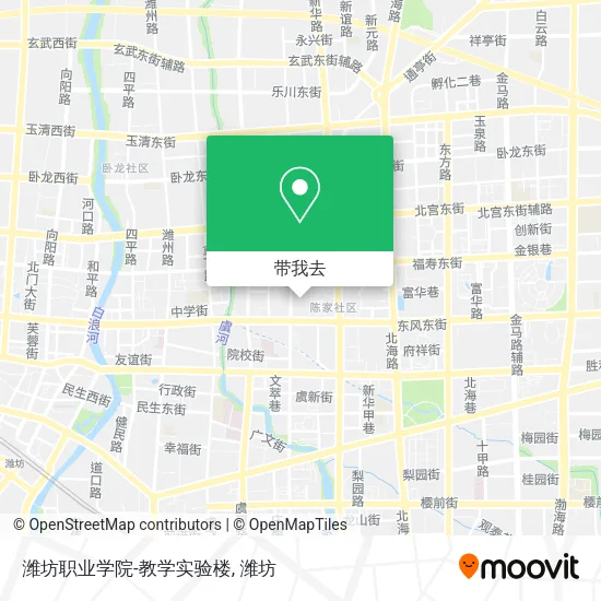 潍坊职业学院-教学实验楼地图