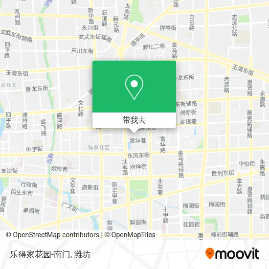乐得家花园-南门地图
