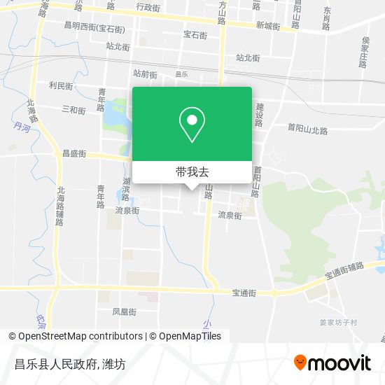 昌乐县人民政府地图