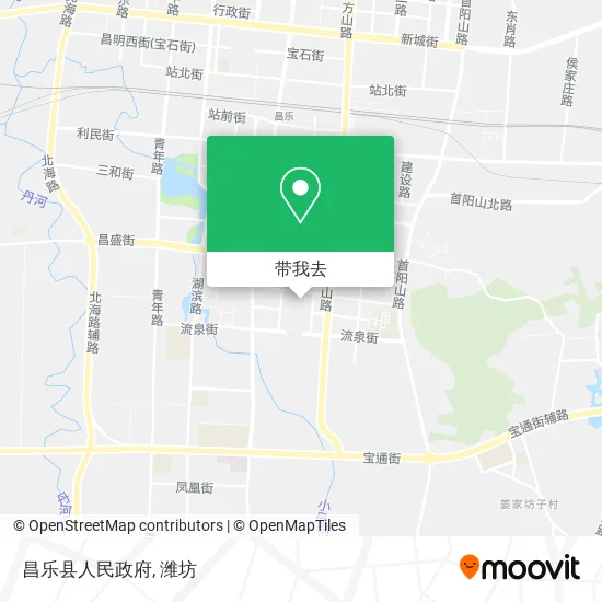 昌乐县人民政府地图