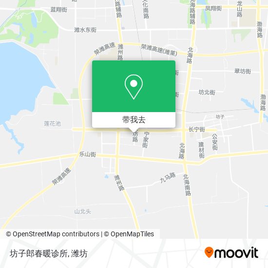 坊子郎春暖诊所地图