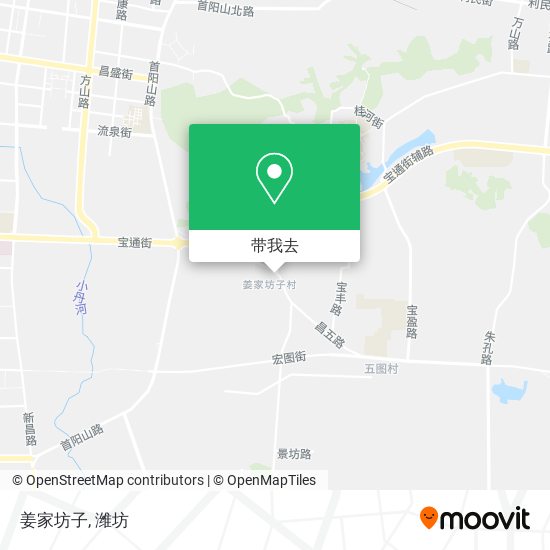 姜家坊子地图