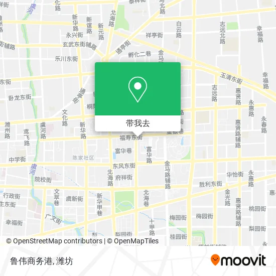 鲁伟商务港地图