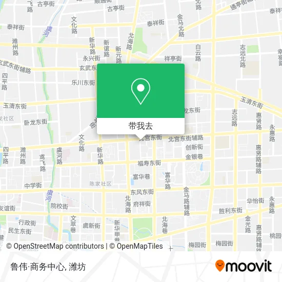 鲁伟·商务中心地图