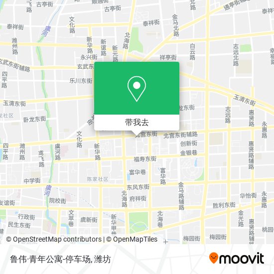 鲁伟·青年公寓-停车场地图
