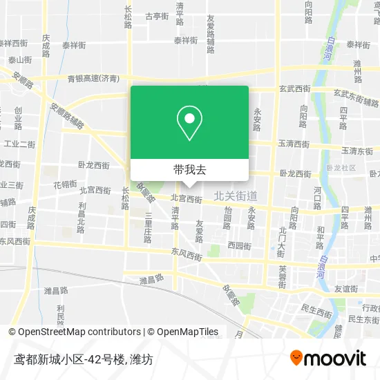 鸢都新城小区-42号楼地图