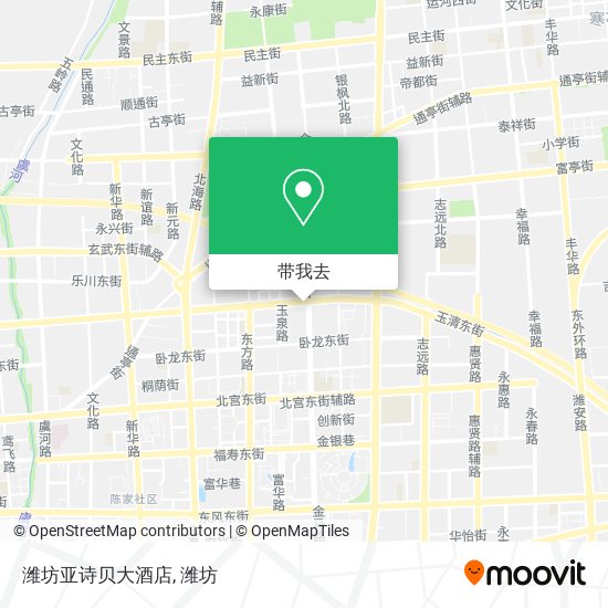 潍坊亚诗贝大酒店地图