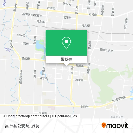 昌乐县公安局地图