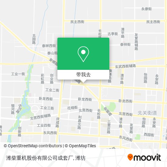 潍柴重机股份有限公司成套厂地图