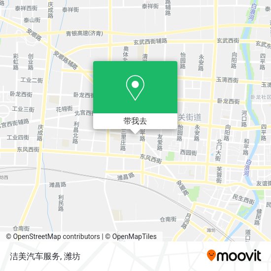 洁美汽车服务地图