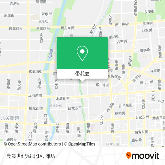 晨晟世纪城-北区地图