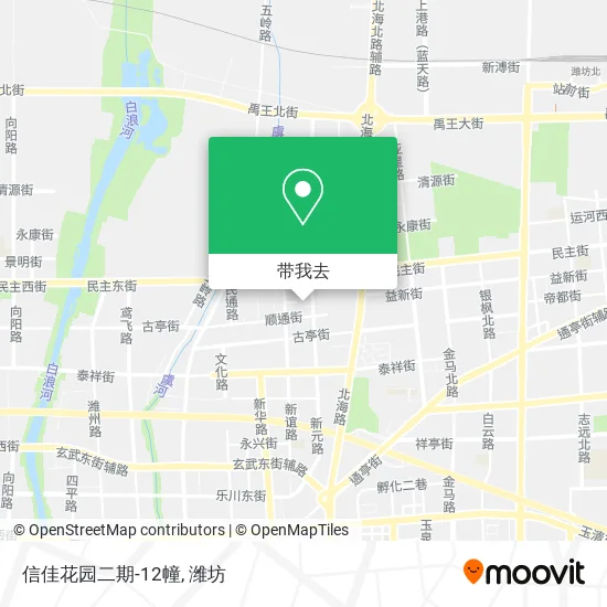 信佳花园二期-12幢地图