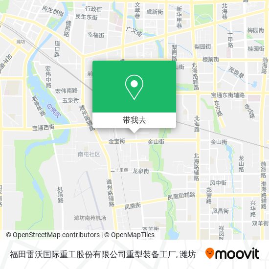 福田雷沃国际重工股份有限公司重型装备工厂地图
