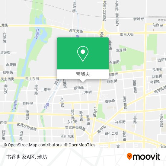 书香世家A区地图