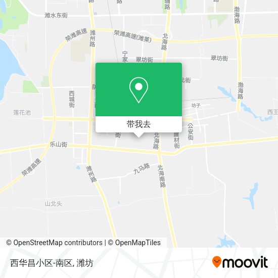 西华昌小区-南区地图