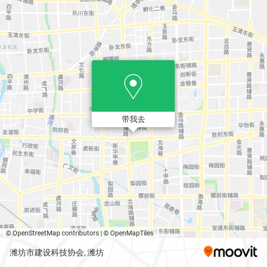 潍坊市建设科技协会地图