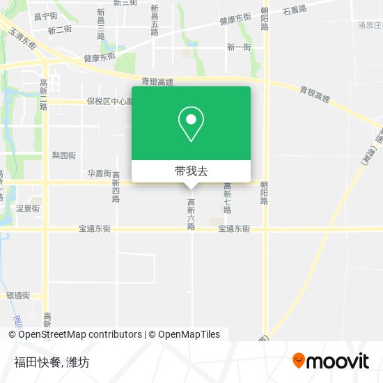 福田快餐地图